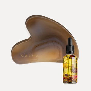 Agate GUA SHA + Antioxidant Face Oil